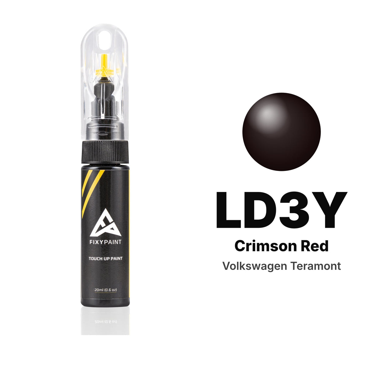 Touch-up paint for Volkswagen Teramont LD3Y Crimson Red, Basic kit