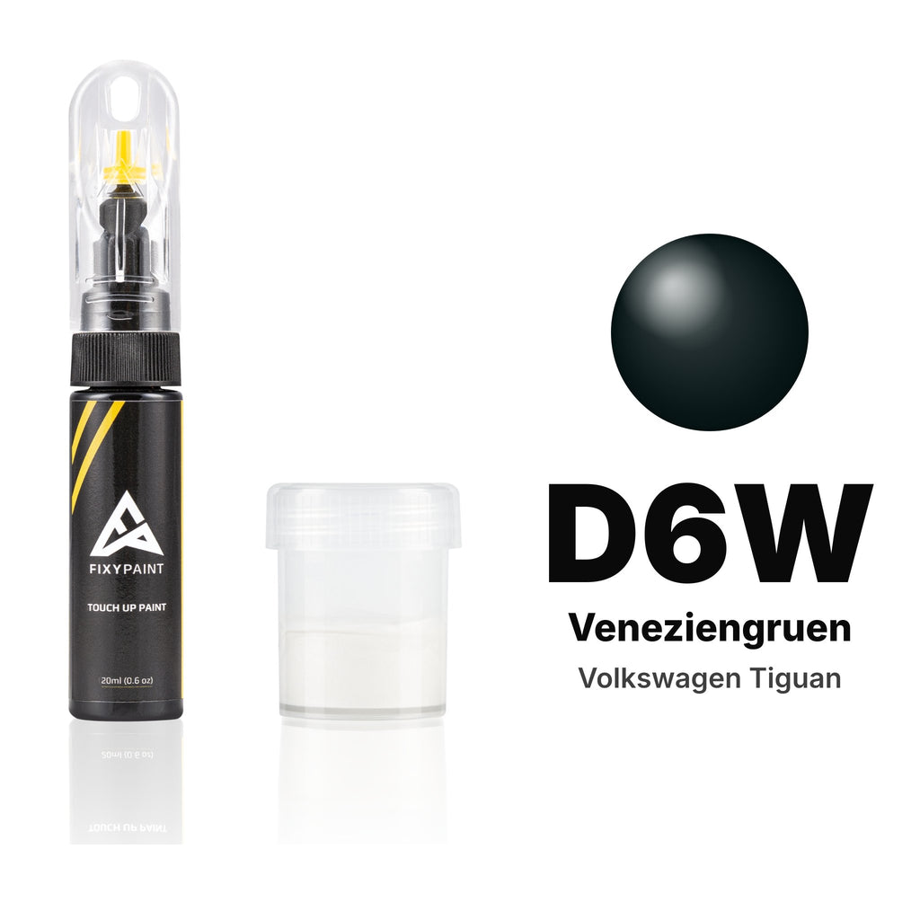 Lackstift für Volkswagen Tiguan – D6W Veneziengruen (2009–2016), Set Standard