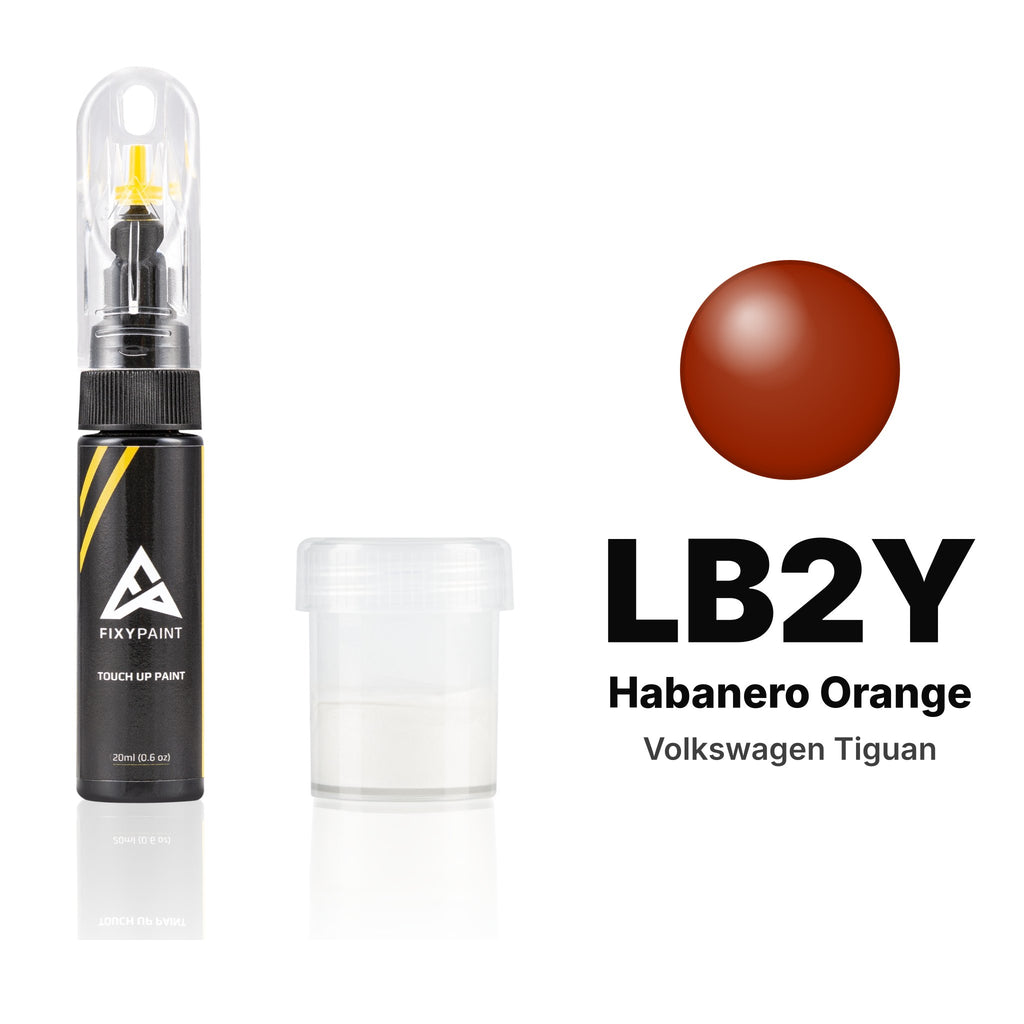 Peinture de retouche pour Volkswagen Tiguan – LB2Y Habanero Orange (2016–2023), kit Standard