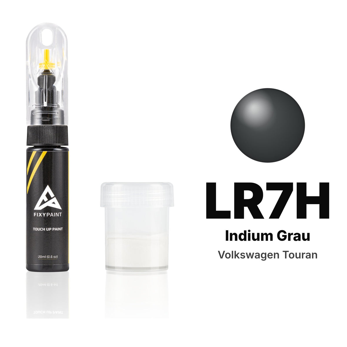 Lackstift für Volkswagen Touran – LR7H Indium Grau (2016–2020), Set Standard