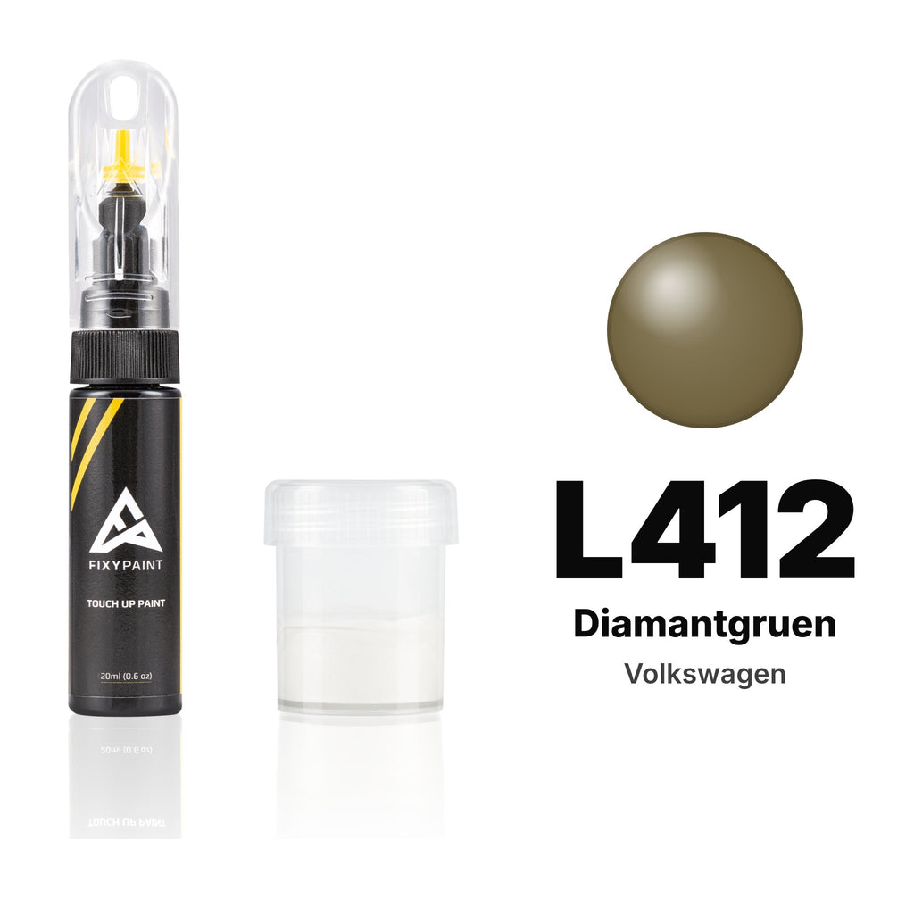 Touch-up paint for Volkswagen L412 Diamantgruen, Standard kit