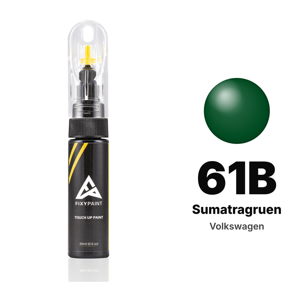 Touch-up paint for Volkswagen 61B Sumatragruen, Basic kit