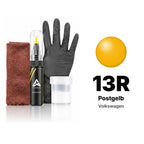 Touch-up paint for Volkswagen 13R Postgelb, Complete kit
