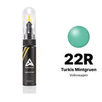 Lackstift für Volkswagen – 22R Turkis Mintgruen (alle Modelle, 1980–1985), Set Basis