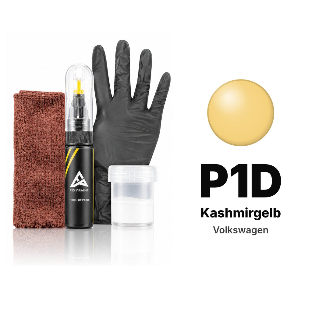 Touch-up paint for Volkswagen P1D Kashmirgelb, Complete kit