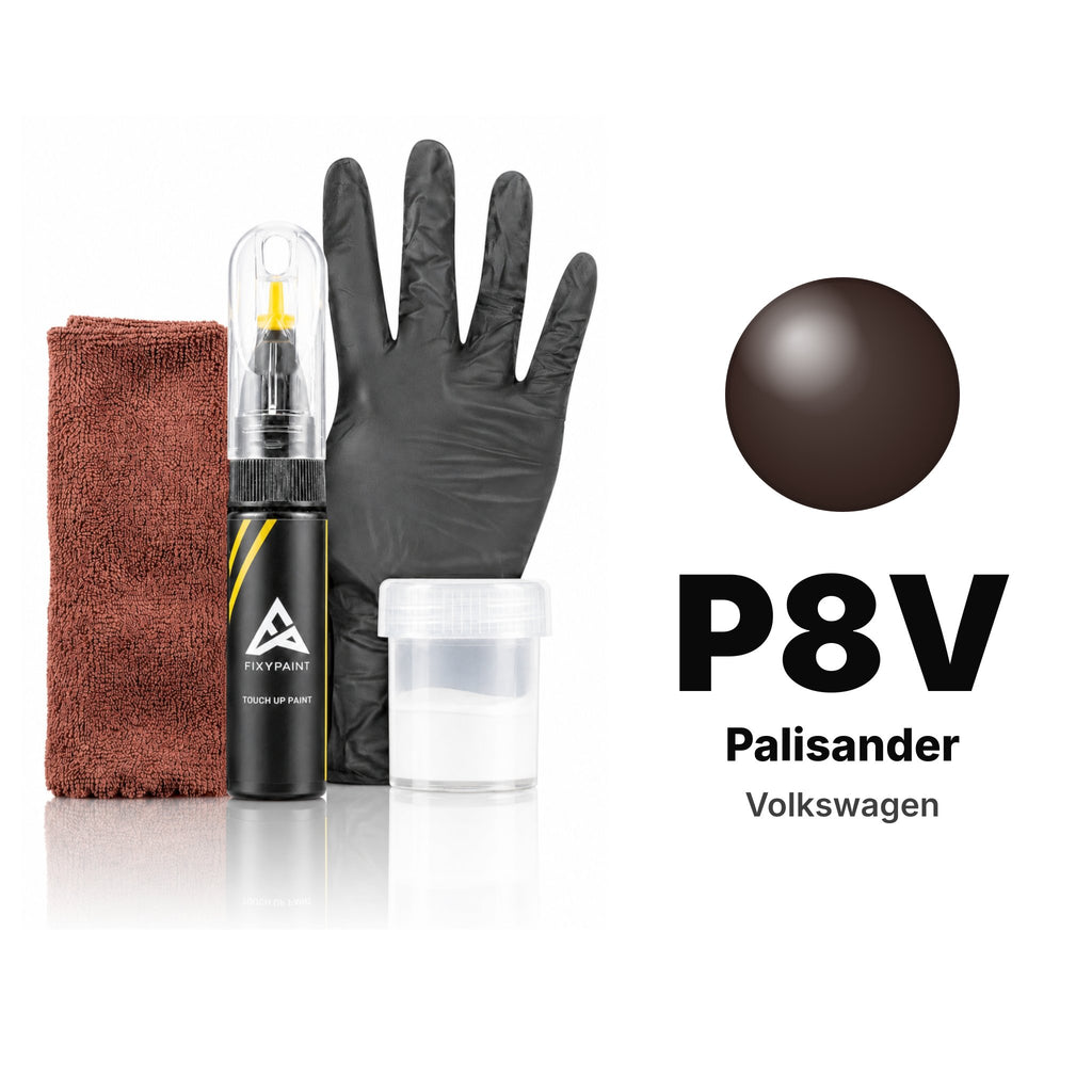 Touch-up paint for Volkswagen P8V Palisander, Complete kit