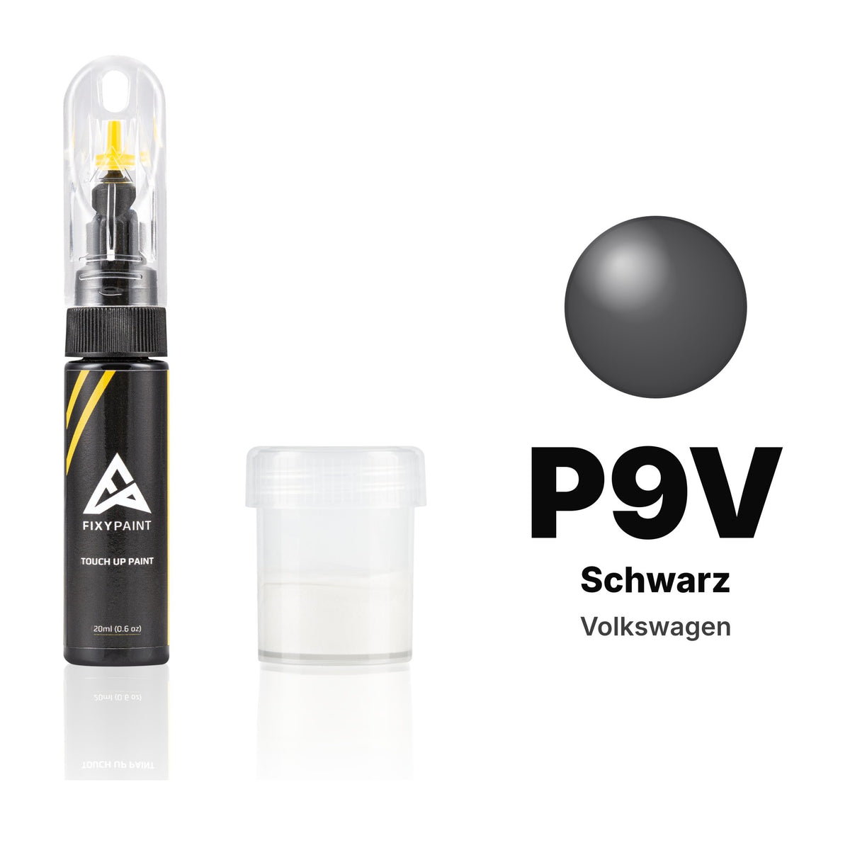 Touch-up paint for Volkswagen P9V Schwarz, Standard kit
