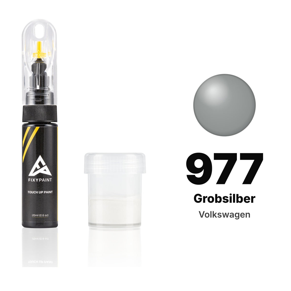 Lackstift für Volkswagen – 977 Grobsilber (alle Modelle, 1984–1988), Set Standard