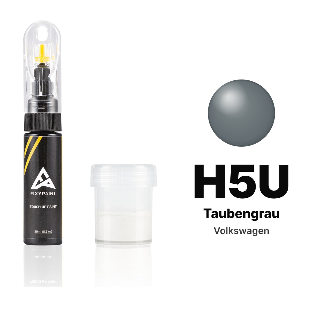 Lackstift für Volkswagen – H5U Taubengrau (alle Modelle, 1984–1988), Set Standard