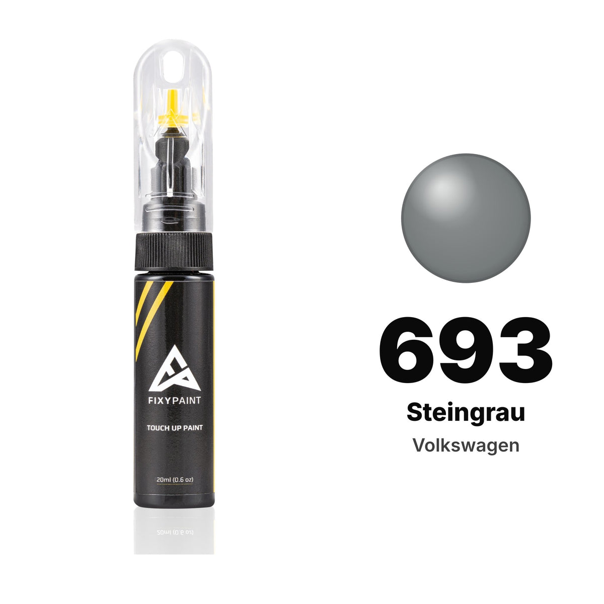 Vernice ritocco per Volkswagen – 693 Steingrau (tutti i modelli, 1985–1990), kit Base