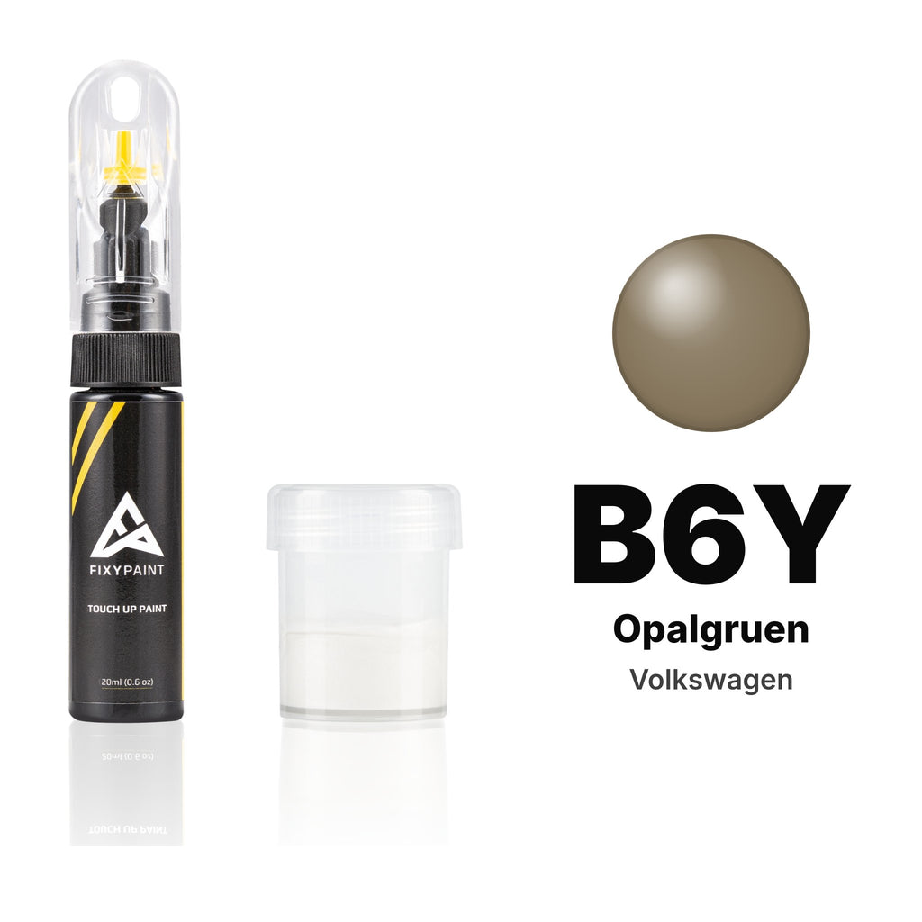 Lackstift für Volkswagen – B6Y Opalgruen (alle Modelle, 1985–1990), Set Standard