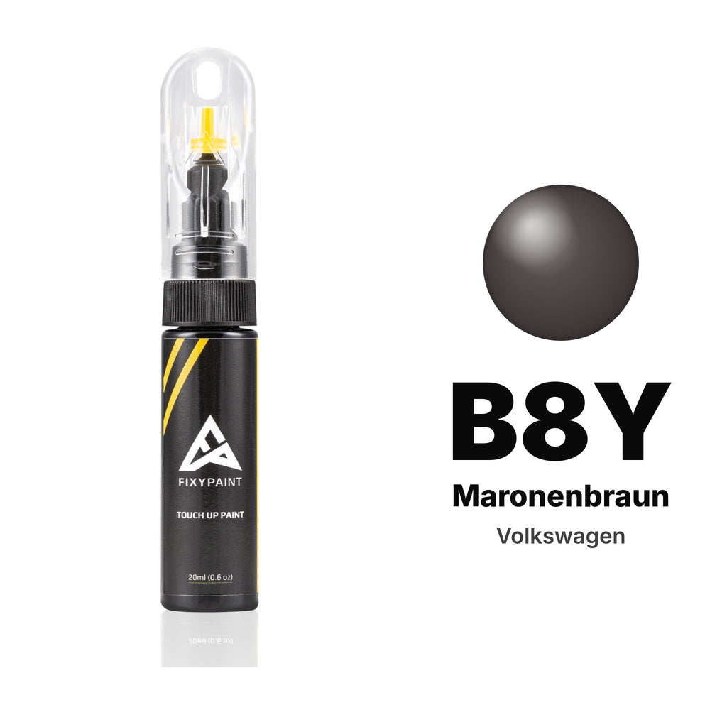 Vernice ritocco per Volkswagen – B8Y Maronenbraun (tutti i modelli, 1985–1990), kit Base