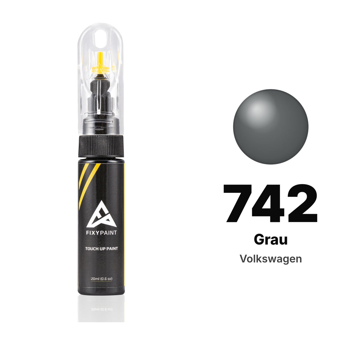 Vernice ritocco per Volkswagen – 742 Grau (tutti i modelli, 1986), kit Base