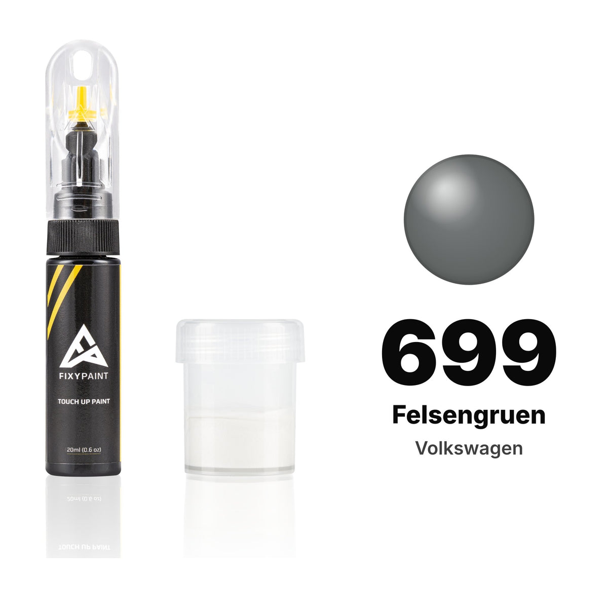 Peinture de retouche pour Volkswagen – 699 Felsengruen (tous modèles, 1987–1992), kit Standard
