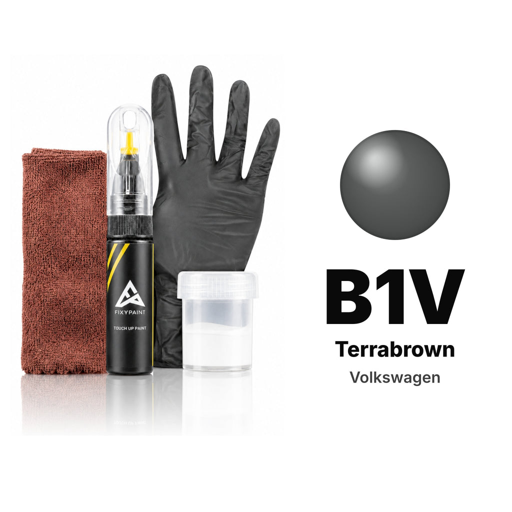 Touch-up paint for Volkswagen B1V Terrabrown, Complete kit