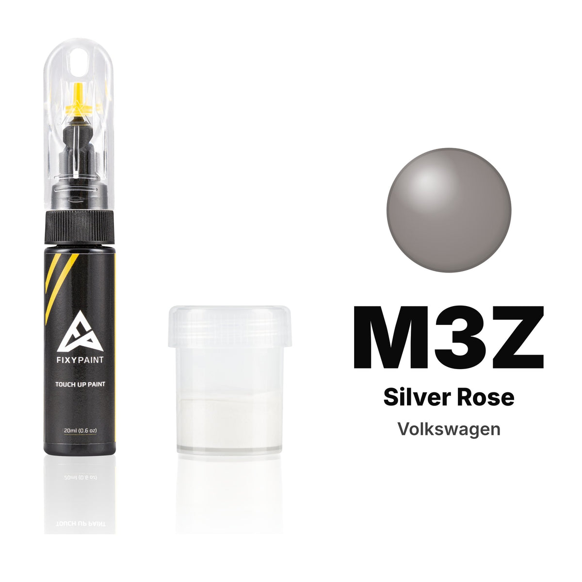 Pintura de retoque para Volkswagen – M3Z Silver Rose (todos los modelos, 1988–1993), kit Estándar