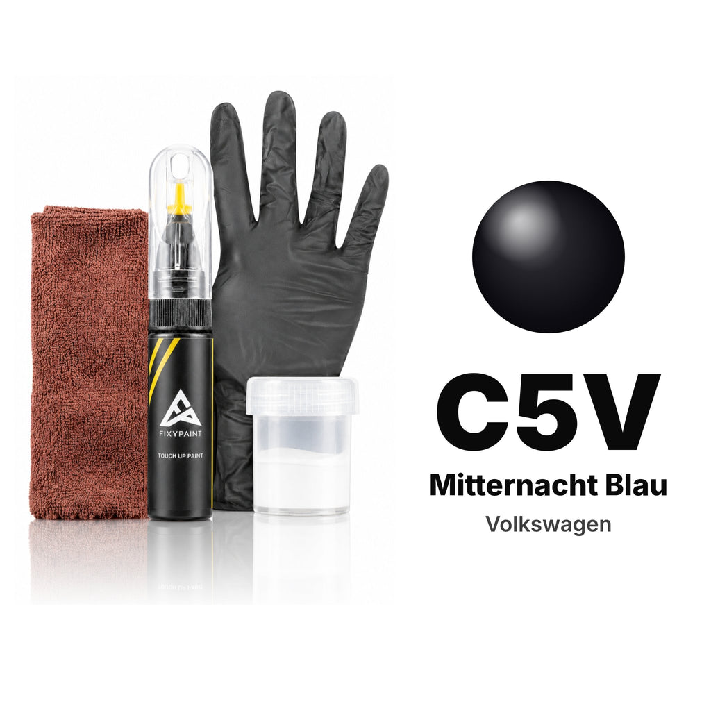 Touch-up paint for Volkswagen C5V Mitternacht Blau, Complete kit