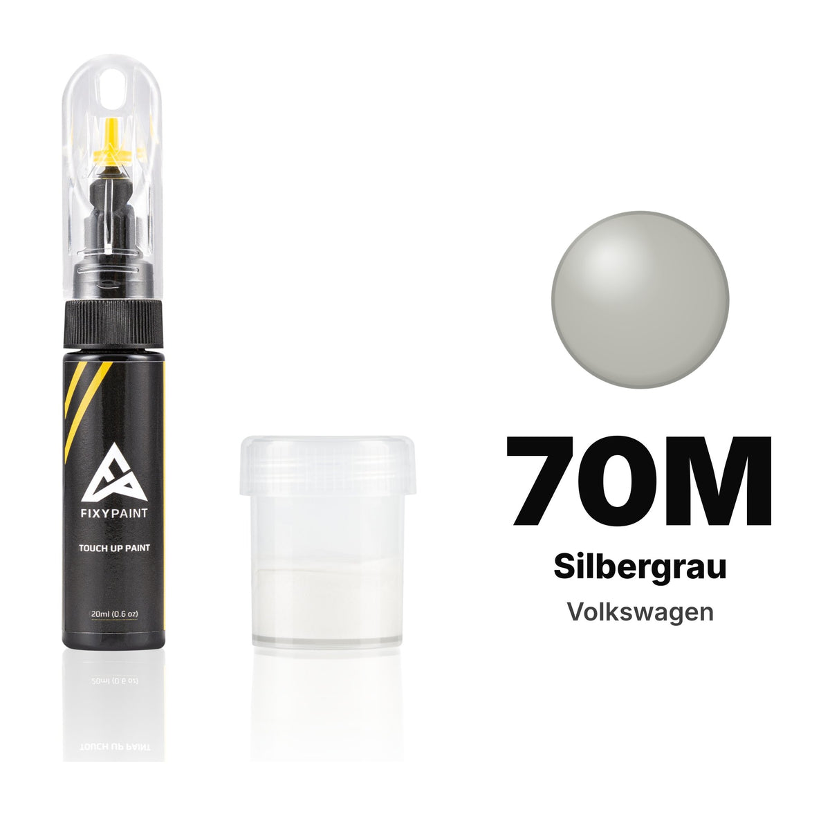 Touch-up paint for Volkswagen 70M Silbergrau, Standard kit