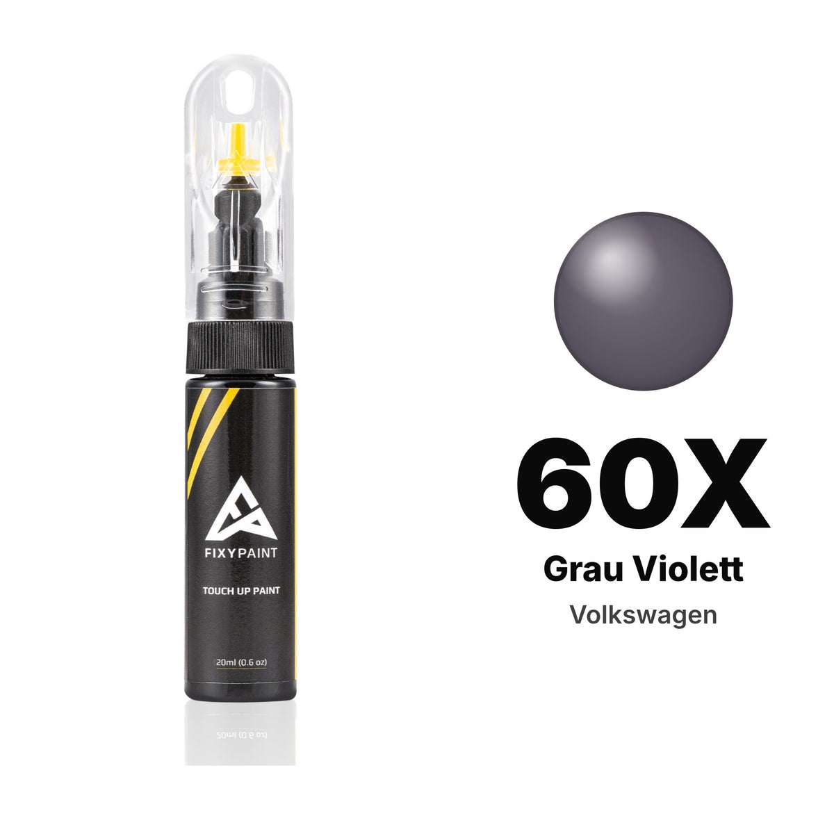 Touch-up paint for Volkswagen 60X Grau Violett, Basic kit