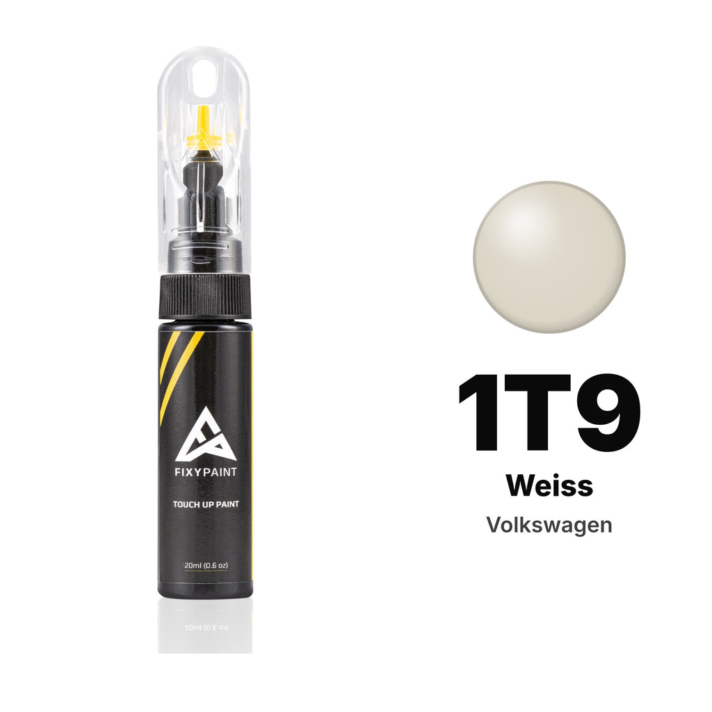 Lackstift für Volkswagen – 1T9 Weiss (alle Modelle, 1989–2005), Set Basis