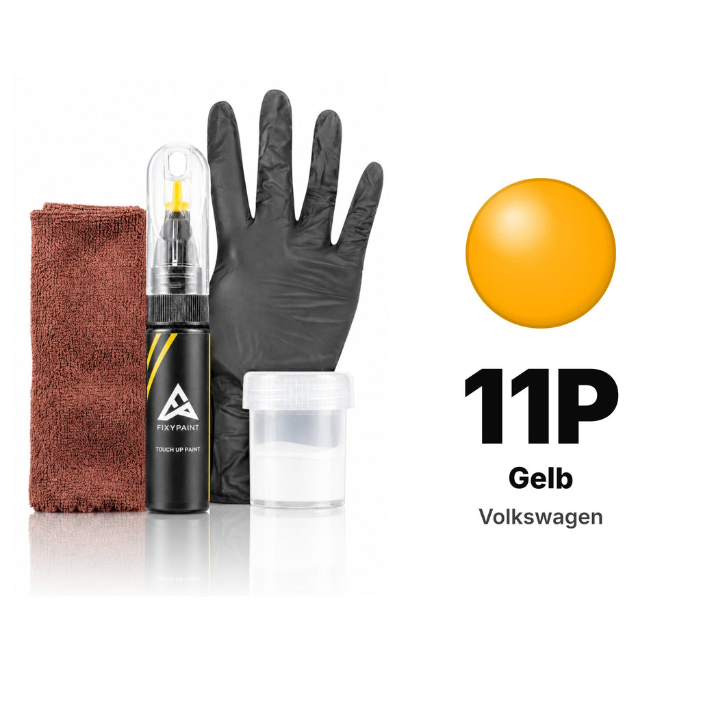 Touch-up paint for Volkswagen 11P Gelb, Complete kit