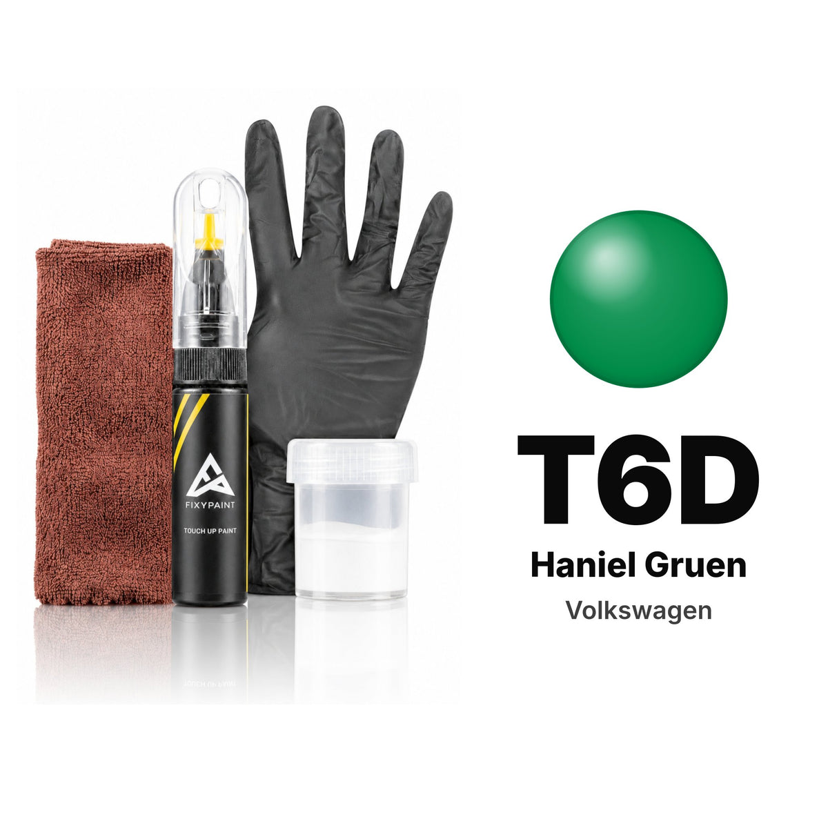 Touch-up paint for Volkswagen T6D Haniel Gruen, Complete kit