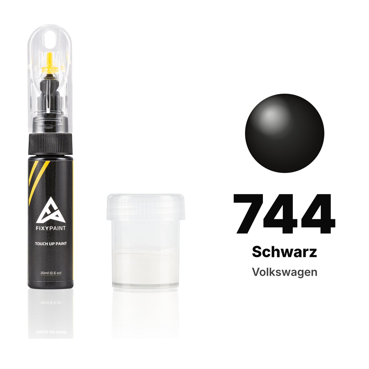 Touch-up paint for Volkswagen 744 Schwarz, Standard kit