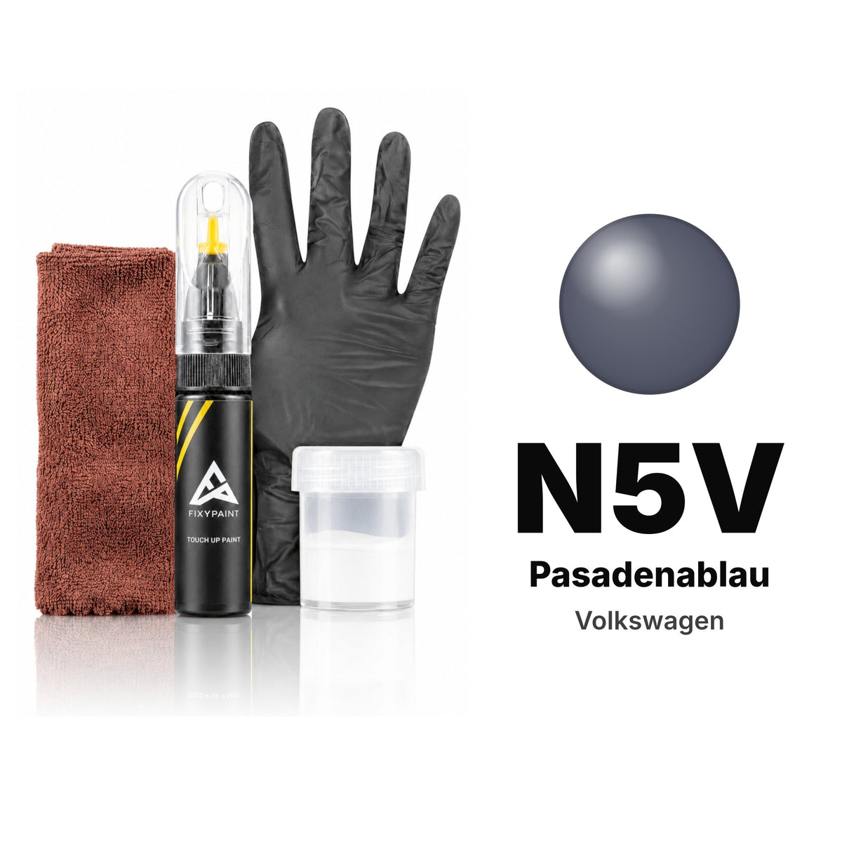 Touch-up paint for Volkswagen N5V Pasadenablau, Complete kit