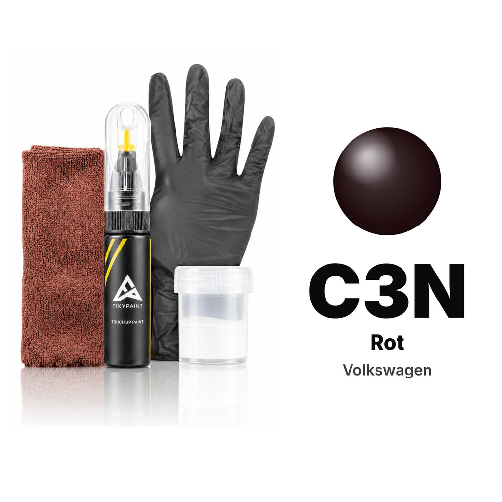Touch-up paint for Volkswagen C3N Rot, Complete kit