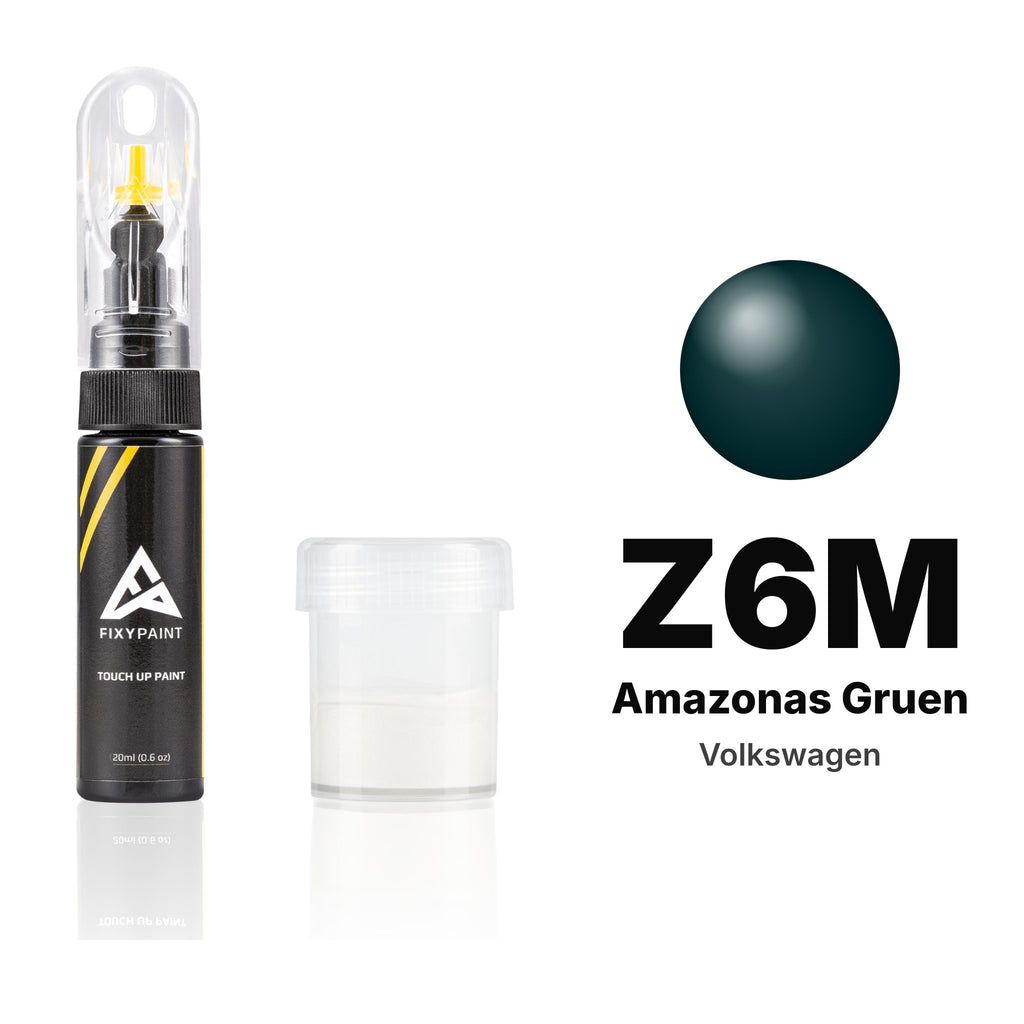 Lackstift für Volkswagen – Z6M Amazonas Gruen (alle Modelle, 1994–1995), Set Standard