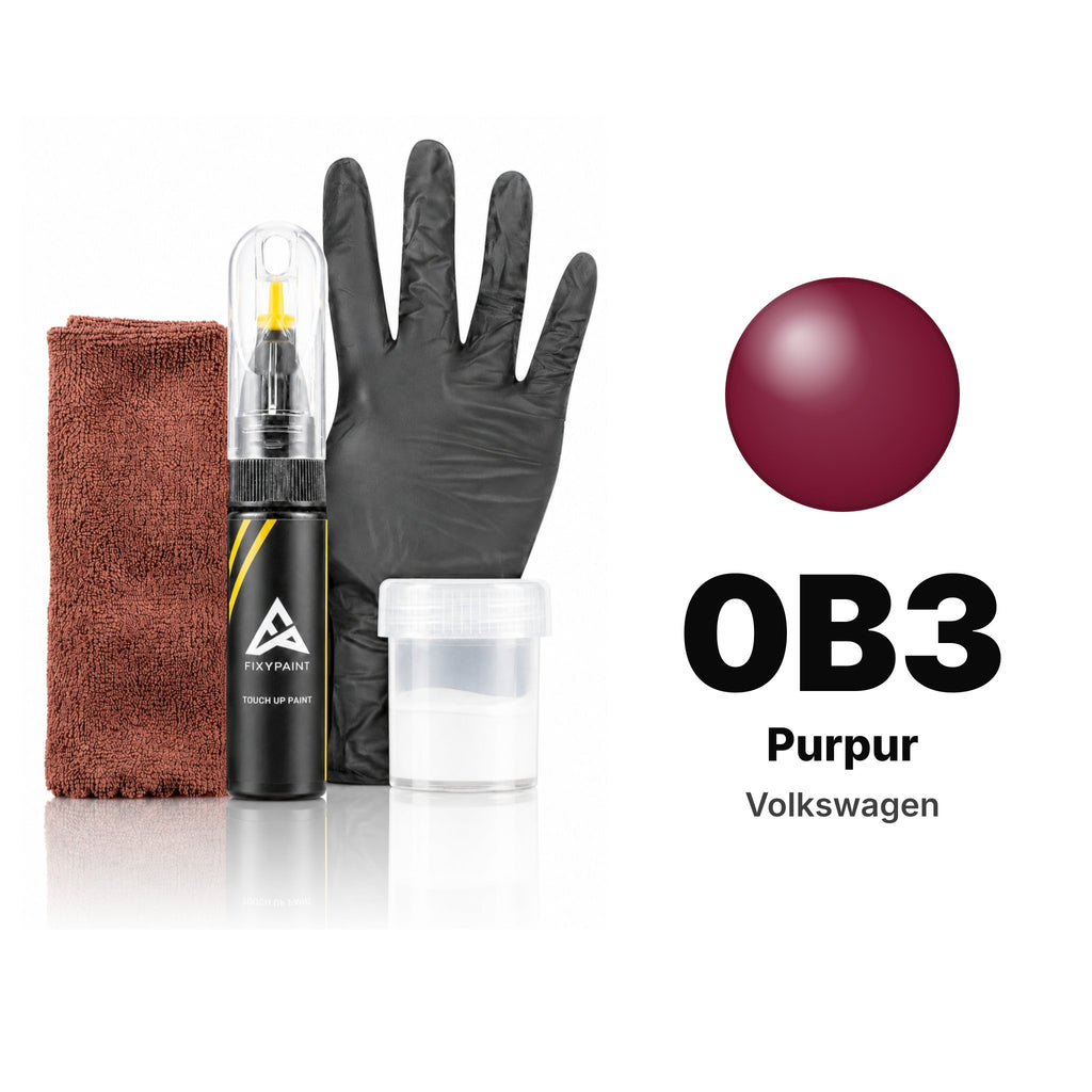 Touch-up paint for Volkswagen 0B3 Purpur, Complete kit