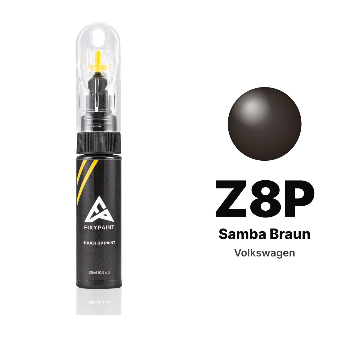 Touch-up paint for Volkswagen Z8P Samba Braun, Basic kit