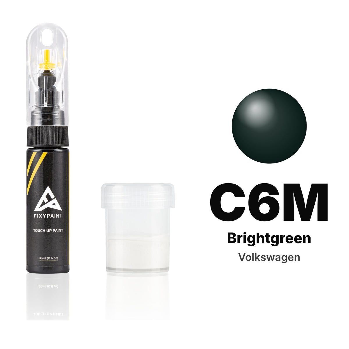 Touch-up paint for Volkswagen C6M Brightgreen, Standard kit