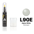 Lackstift für Volkswagen – L90E Alpine White (alle Modelle, ab 1996), Set Standard