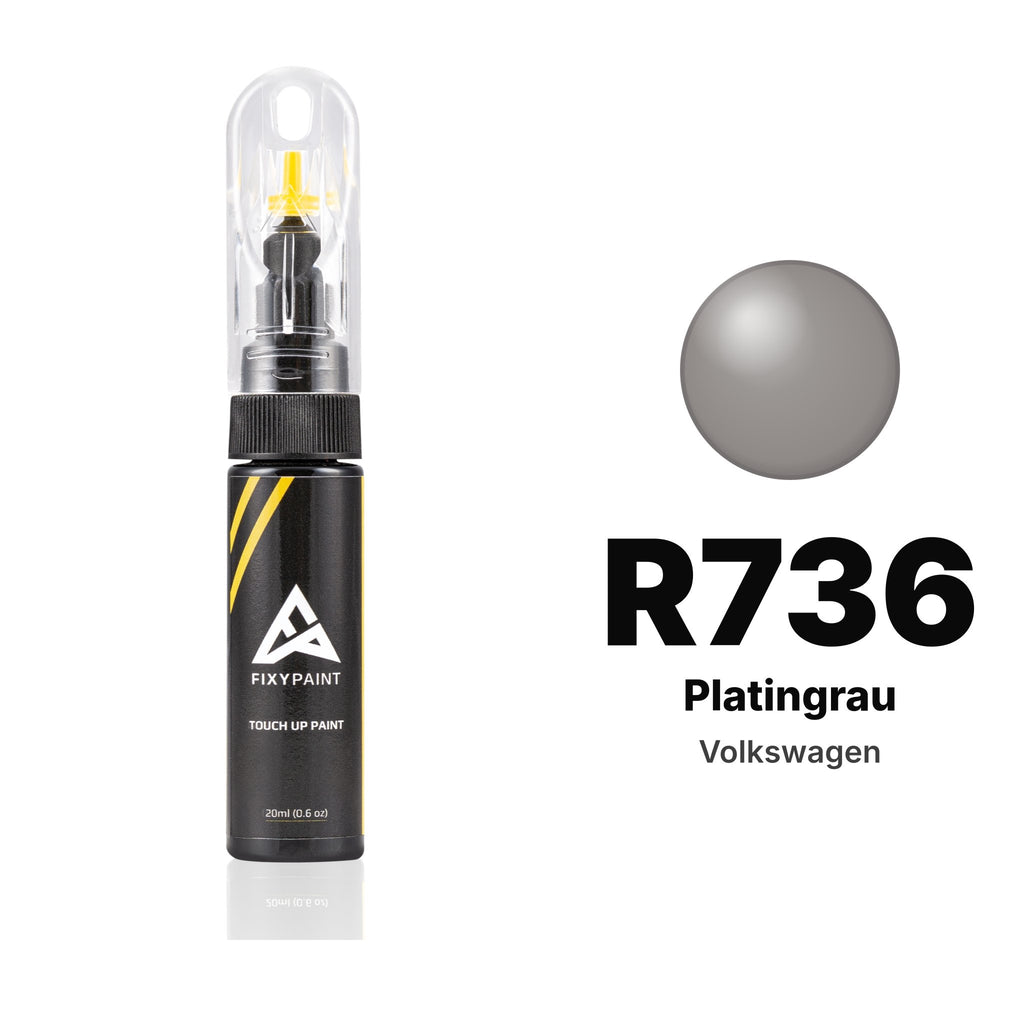 Touch-up paint for Volkswagen R736 Platingrau, Basic kit