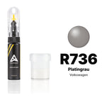 Touch-up paint for Volkswagen R736 Platingrau, Standard kit
