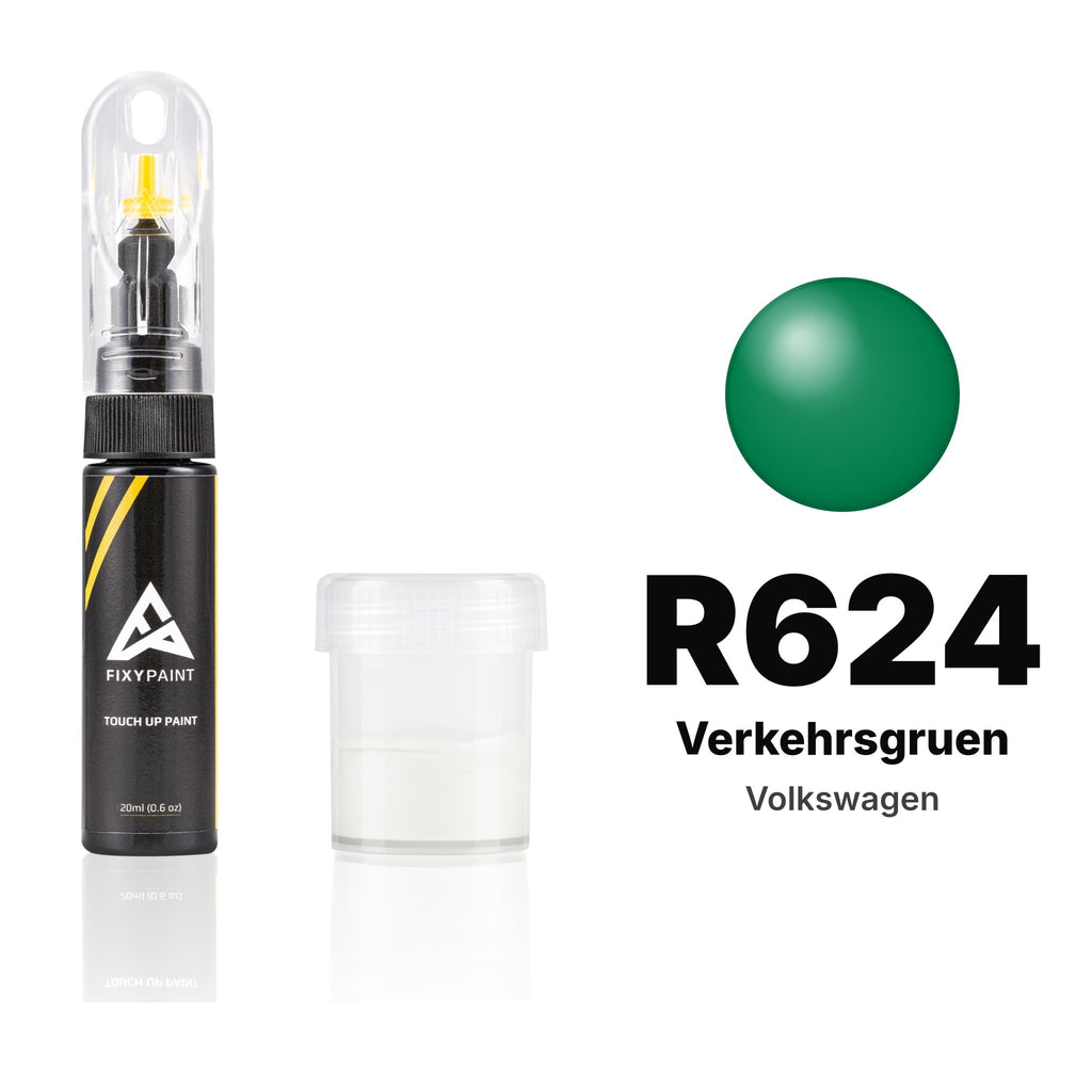 Touch-up paint for Volkswagen R624 Verkehrsgruen, Standard kit