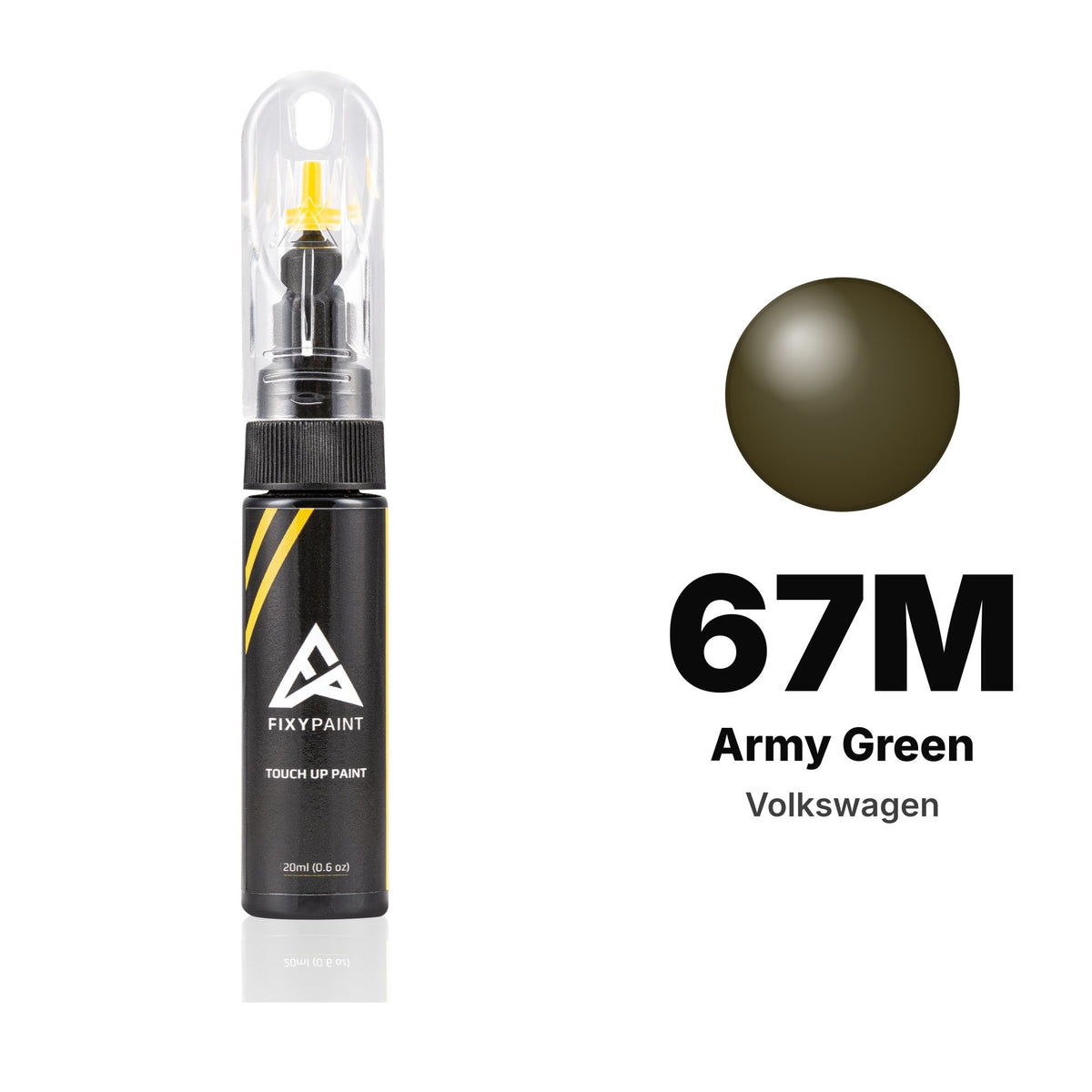 Touch-up paint for Volkswagen 67M Army Green, Basic kit