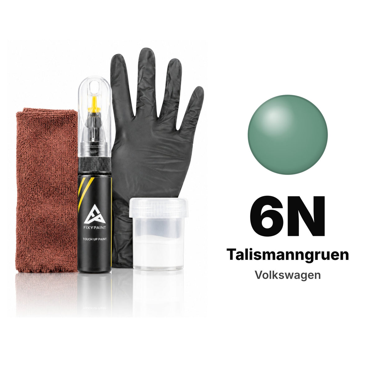 Lackstift für Volkswagen – 6N Talismanngruen (alle Modelle, 1999–2002), Set Komplett