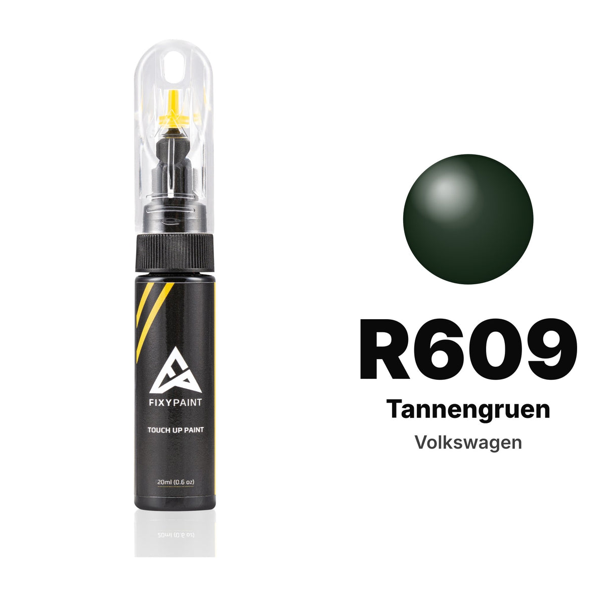 Touch-up paint for Volkswagen R609 Tannengruen, Basic kit