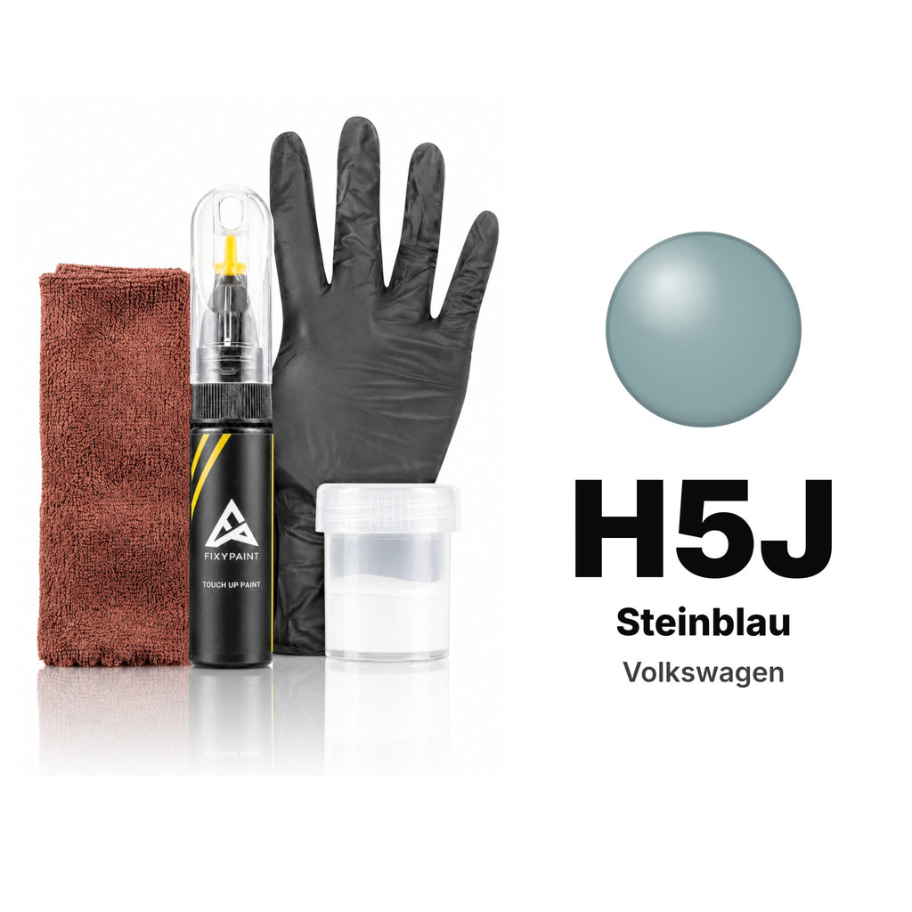 Touch-up paint for Volkswagen H5J Steinblau, Complete kit