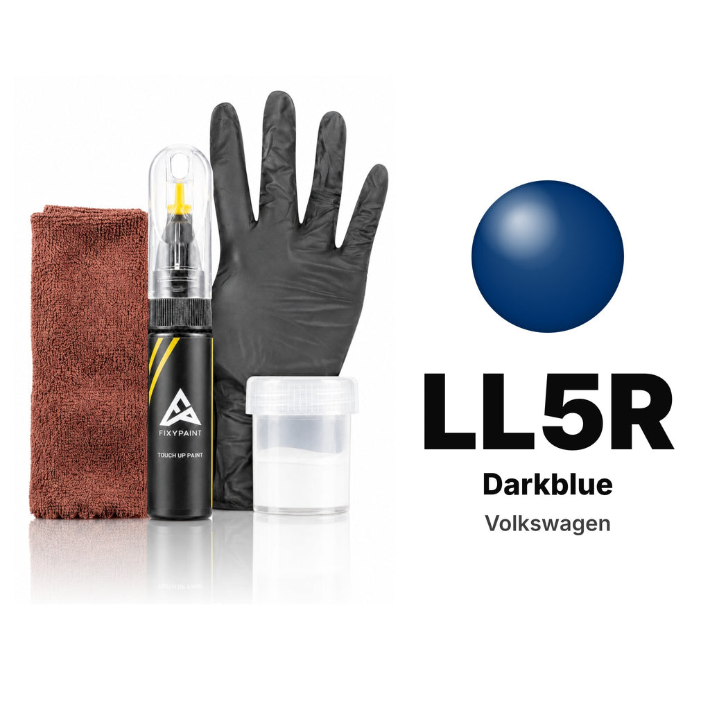 Touch-up paint for Volkswagen LL5R Darkblue, Complete kit