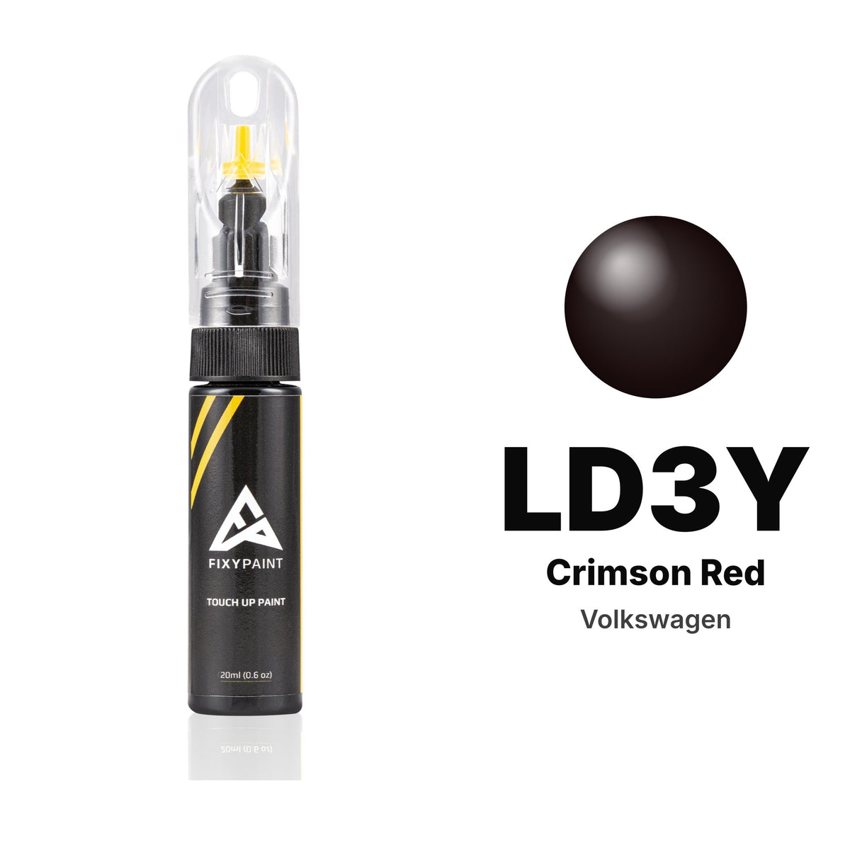 Touch-up paint for Volkswagen LD3Y Crimson Red, Basic kit