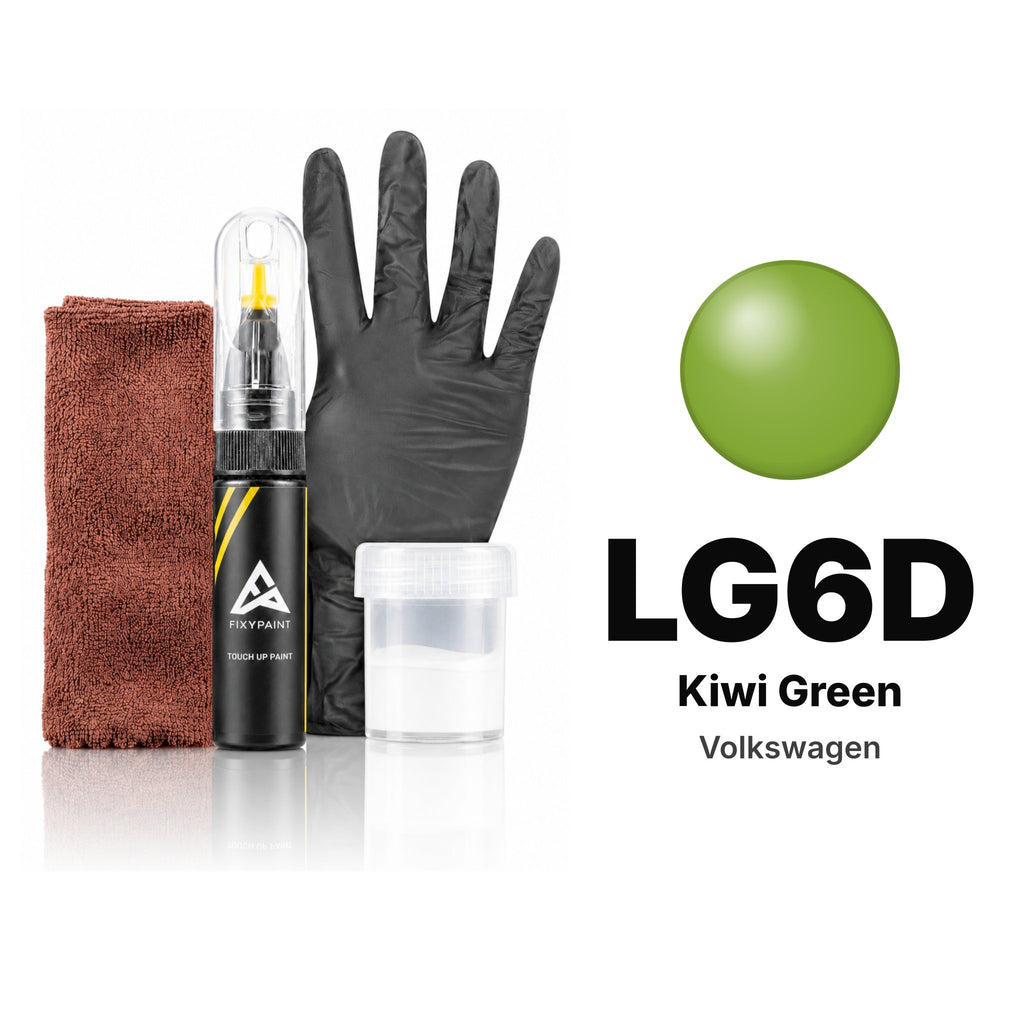 Touch-up paint for Volkswagen LG6D Kiwi Green, Complete kit
