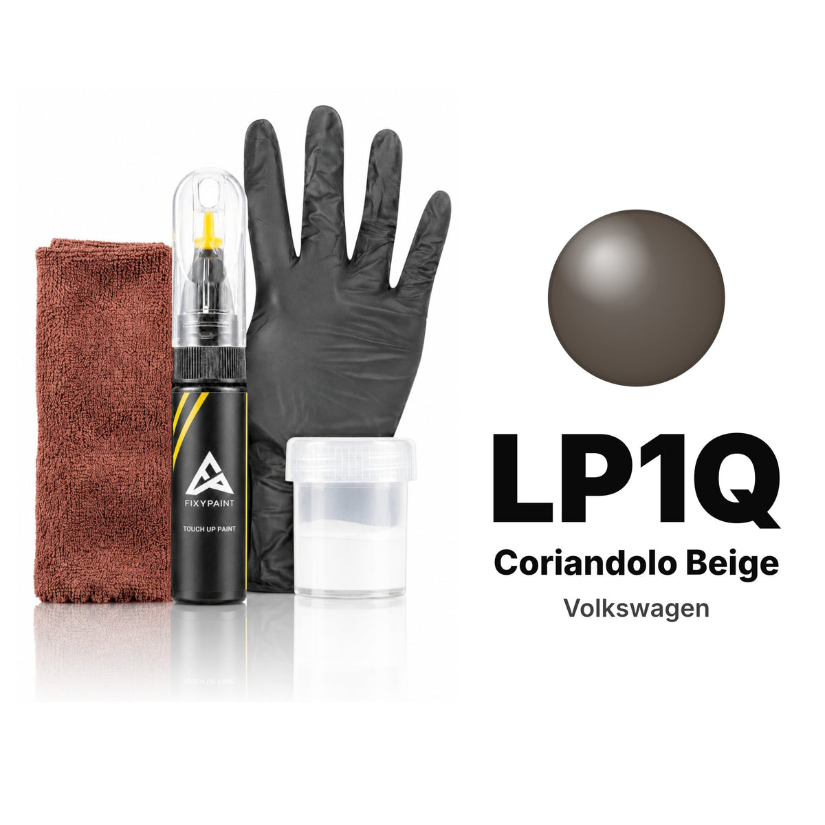 Vernice ritocco per Volkswagen – LP1Q Coriandolo Beige (tutti i modelli, 2017), kit Completo