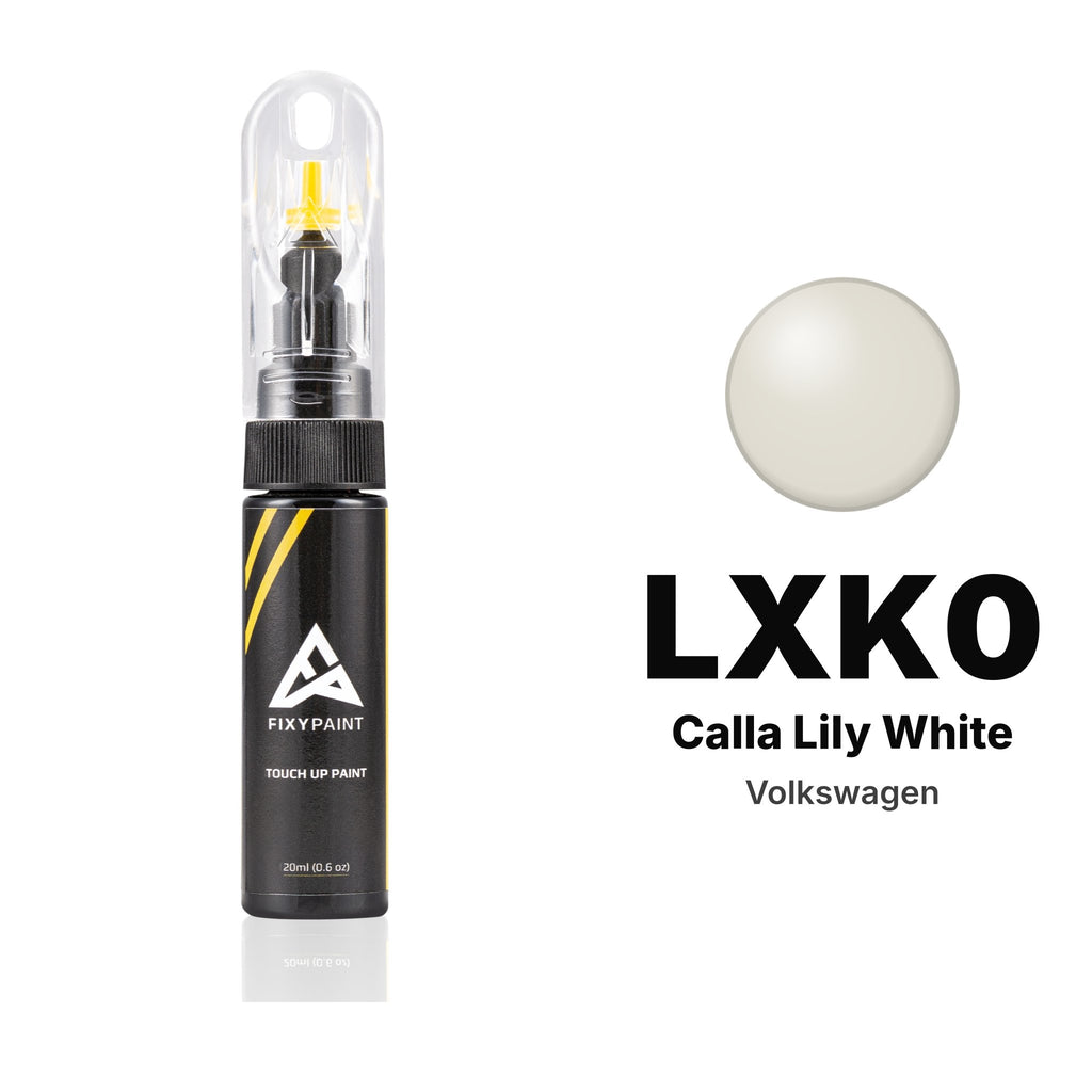 Touch-up paint for Volkswagen LXK0 Calla Lily White, Basic kit