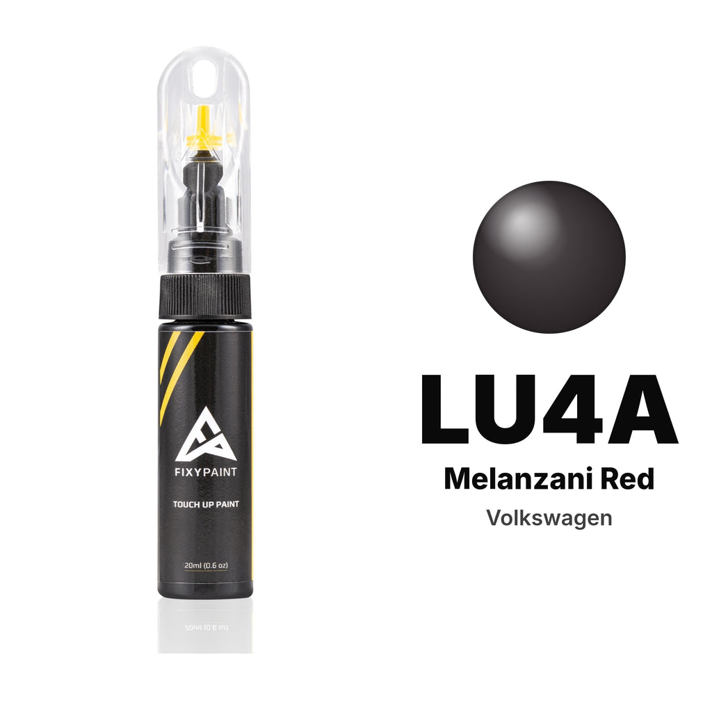 Touch-up paint for Volkswagen LU4A Melanzani Red, Basic kit