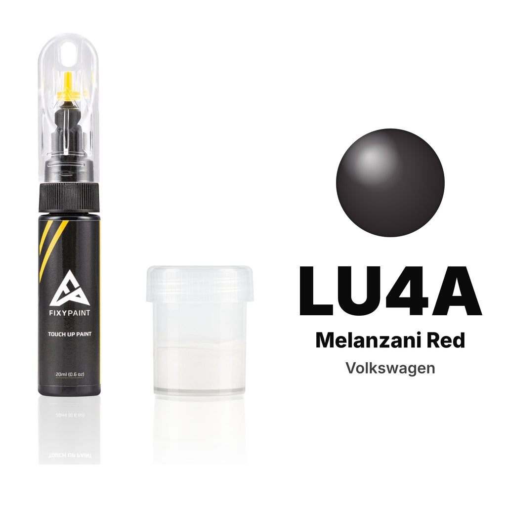Touch-up paint for Volkswagen LU4A Melanzani Red, Standard kit