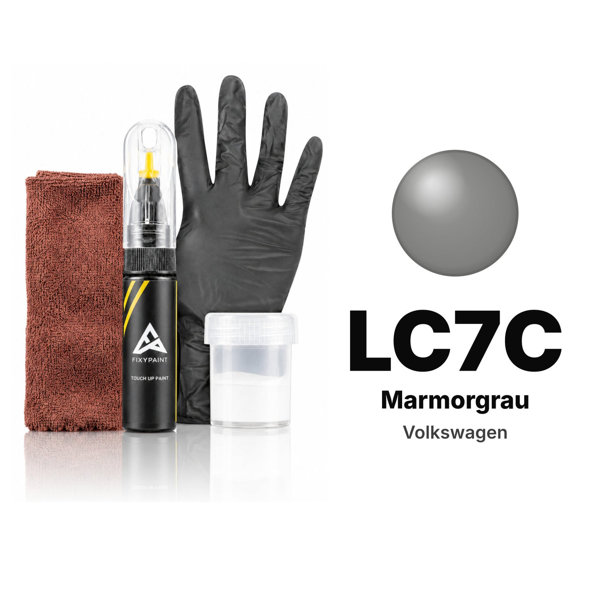 Touch-up paint for Volkswagen LC7C Marmorgrau, Complete kit