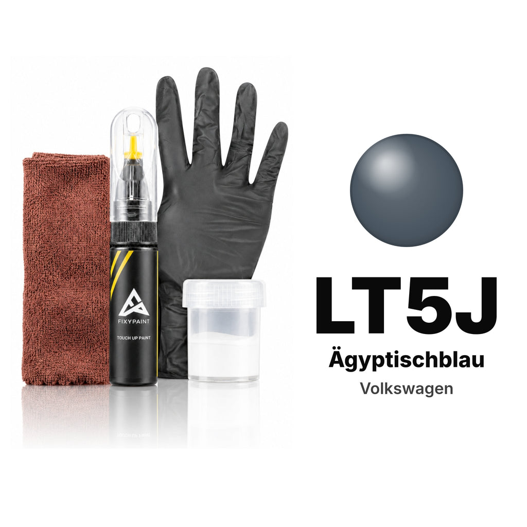 Lackstift für Volkswagen – LT5J Ägyptischblau (alle Modelle, ab 2025), Set Komplett